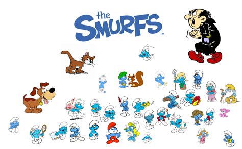 cat on smurfs|List of The Smurfs characters .